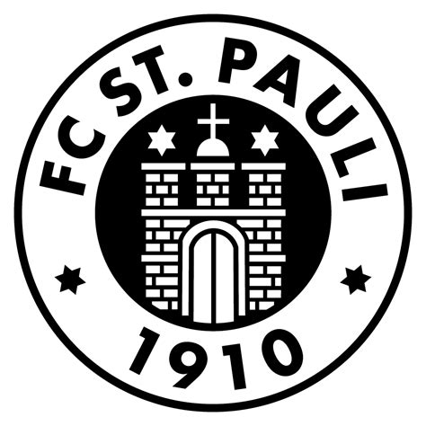 st pauli logo schwarz weiß